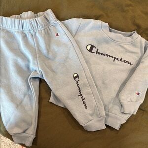 Champion Blue Sweatpants Relaxed Fit Joggers